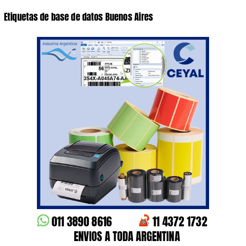 Etiquetas de base de datos Buenos Aires