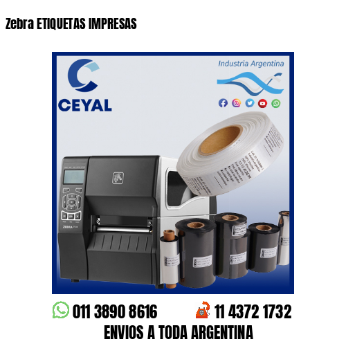 Zebra ETIQUETAS IMPRESAS