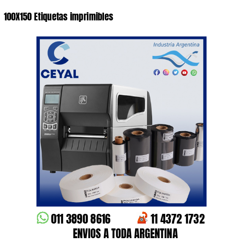 100X150 Etiquetas imprimibles