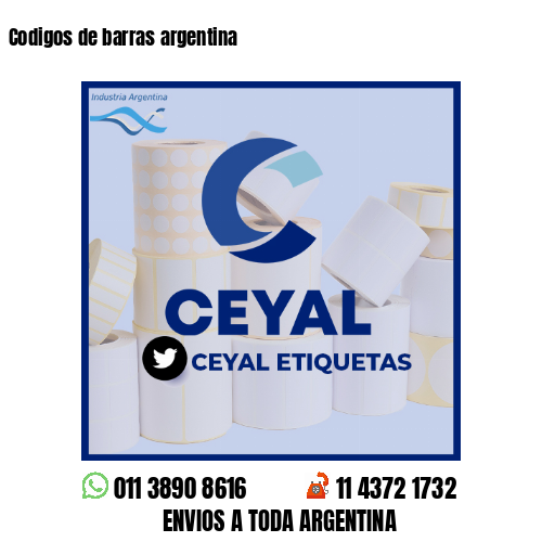 Codigos de barras argentina 