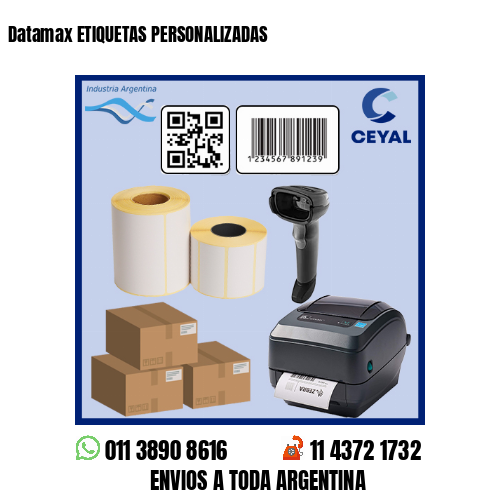 Datamax ETIQUETAS PERSONALIZADAS