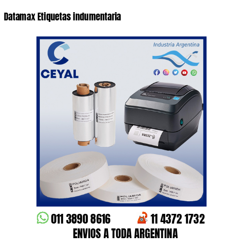 Datamax Etiquetas indumentaria