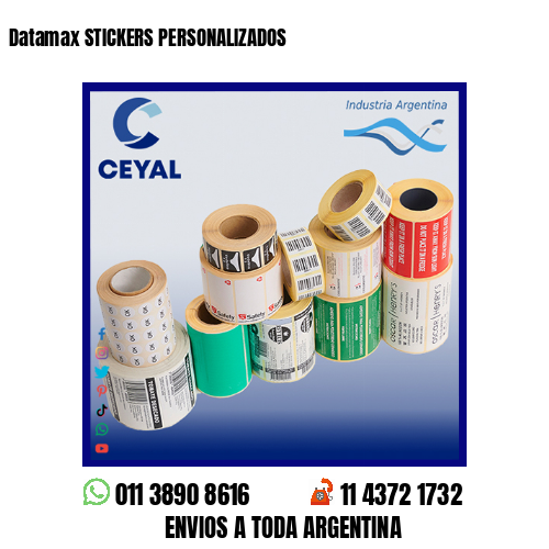 Datamax STICKERS PERSONALIZADOS