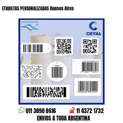 ETIQUETAS PERSONALIZADAS Buenos Aires