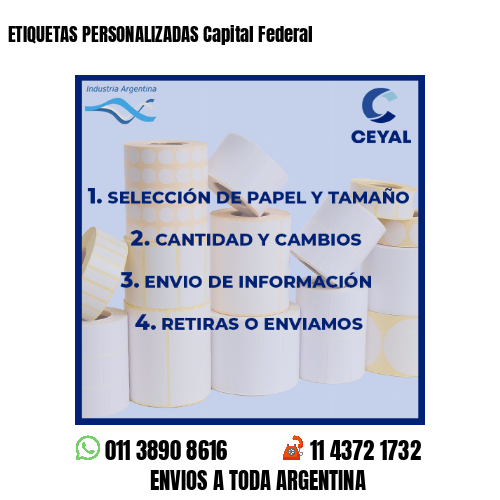 ETIQUETAS PERSONALIZADAS Capital Federal