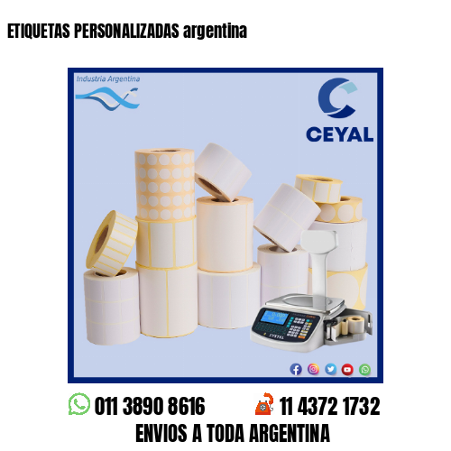 ETIQUETAS PERSONALIZADAS argentina