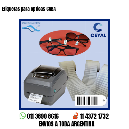 Etiquetas para opticas CABA