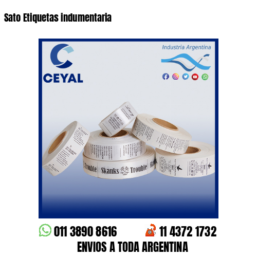 Sato Etiquetas indumentaria