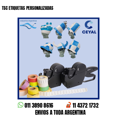 TSC ETIQUETAS PERSONALIZADAS