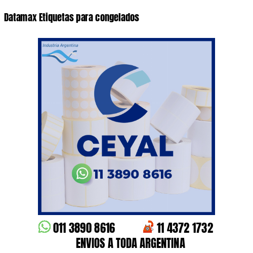 Datamax Etiquetas para congelados