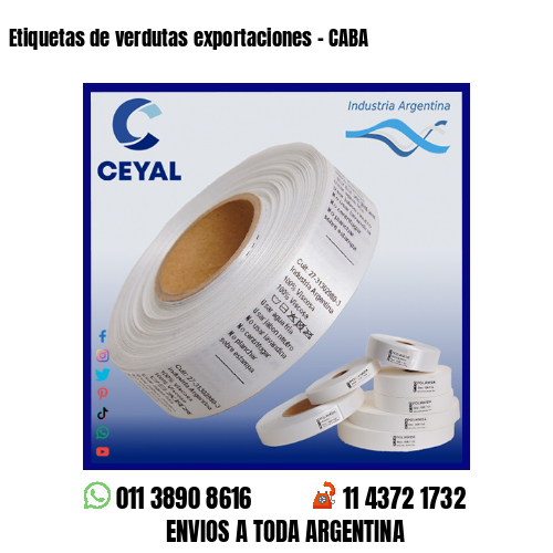 Etiquetas de verdutas exportaciones – CABA