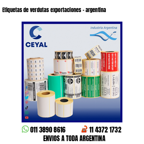 Etiquetas de verdutas exportaciones – argentina