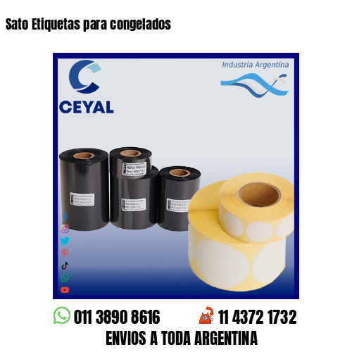 Sato Etiquetas para congelados