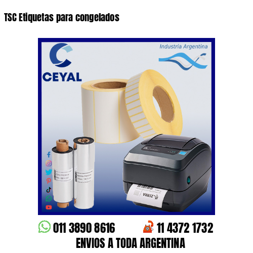 TSC Etiquetas para congelados