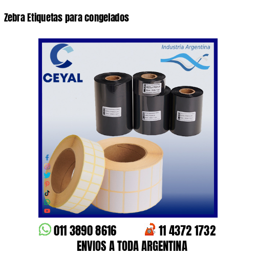 Zebra Etiquetas para congelados