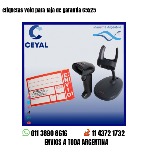 etiquetas void para faja de garantia 65×25