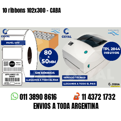10 ribbons 102x300 - CABA
