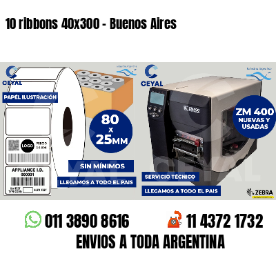 10 ribbons 40x300 - Buenos Aires