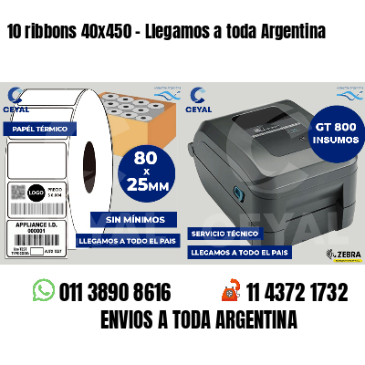 10 ribbons 40x450 - Llegamos a toda Argentina