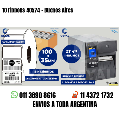 10 ribbons 40x74 - Buenos Aires