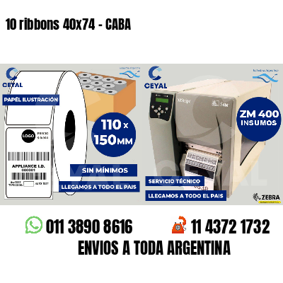 10 ribbons 40x74 - CABA