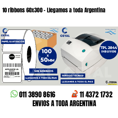 10 ribbons 60x300 - Llegamos a toda Argentina