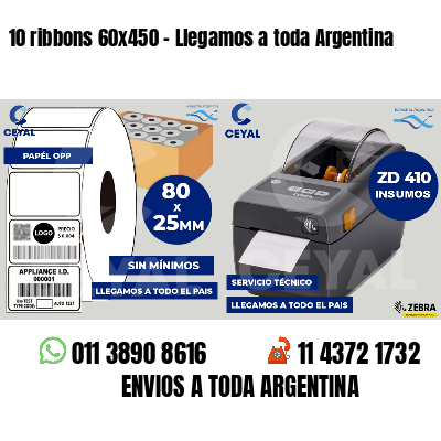 10 ribbons 60x450 - Llegamos a toda Argentina