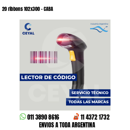 20 ribbons 102x300 - CABA