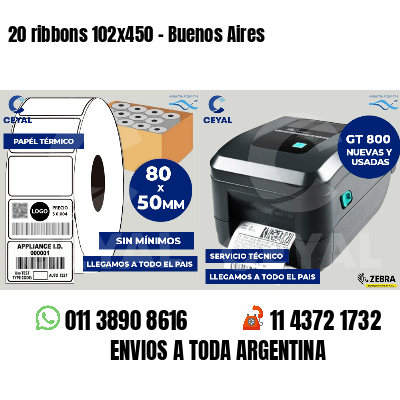 20 ribbons 102x450 - Buenos Aires
