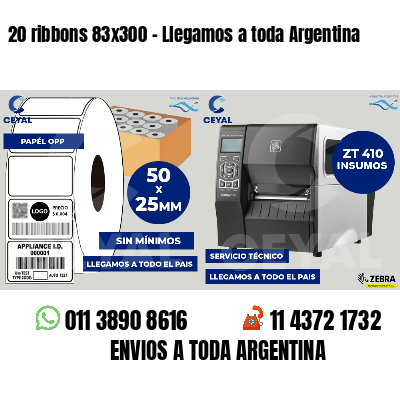 20 ribbons 83x300 - Llegamos a toda Argentina