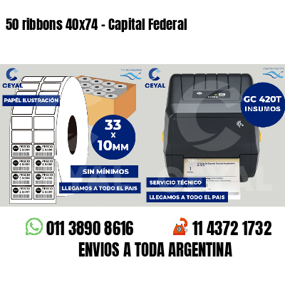 50 ribbons 40x74 - Capital Federal