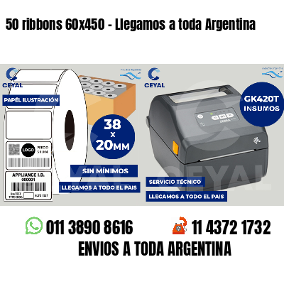 50 ribbons 60x450 - Llegamos a toda Argentina