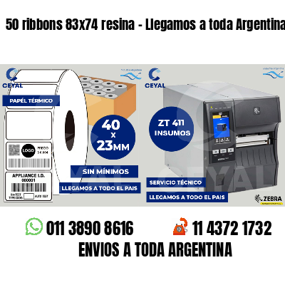 50 ribbons 83x74 resina - Llegamos a toda Argentina