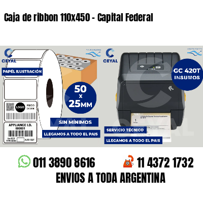 Caja de ribbon 110x450 - Capital Federal