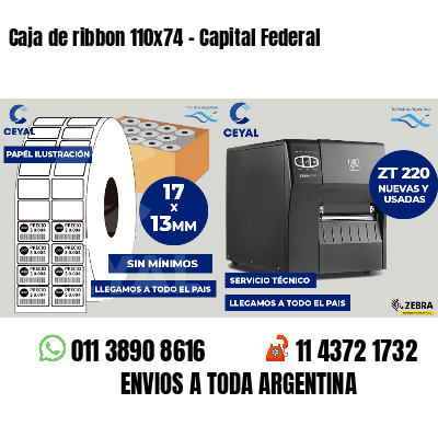 Caja de ribbon 110x74 - Capital Federal
