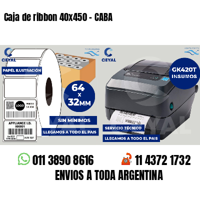 Caja de ribbon 40x450 - CABA