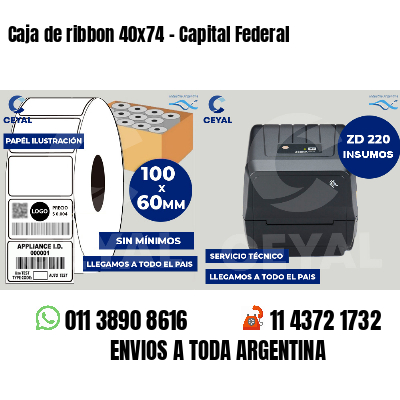 Caja de ribbon 40x74 - Capital Federal
