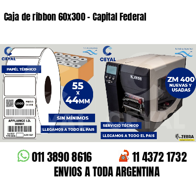 Caja de ribbon 60x300 - Capital Federal