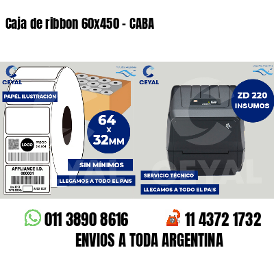 Caja de ribbon 60x450 - CABA