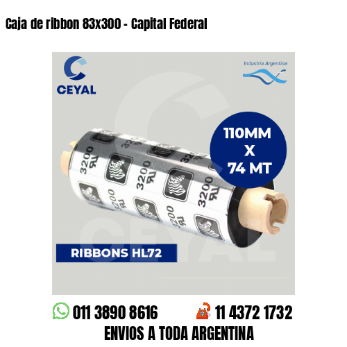 Caja de ribbon 83×300 – Capital Federal