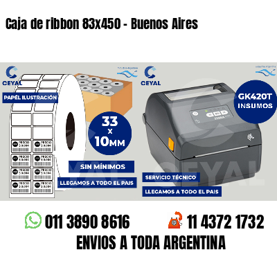 Caja de ribbon 83x450 - Buenos Aires