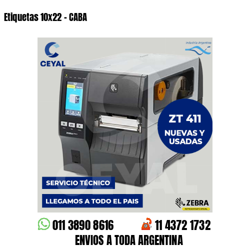 Etiquetas 10×22 – CABA