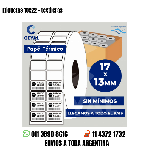 Etiquetas 10×22 – textileras