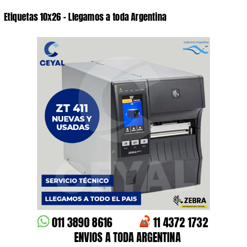 Etiquetas 10×26 – Llegamos a toda Argentina