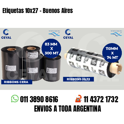 Etiquetas 10x27 - Buenos Aires
