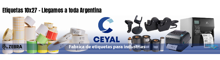Etiquetas 10x27 - Llegamos a toda Argentina