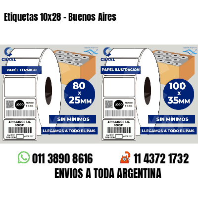 Etiquetas 10x28 - Buenos Aires