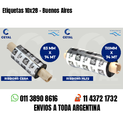 Etiquetas 10x28 - Buenos Aires