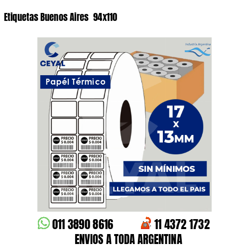 Etiquetas Buenos Aires  94x110