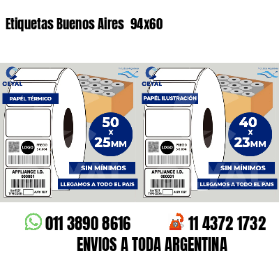 Etiquetas Buenos Aires  94x60